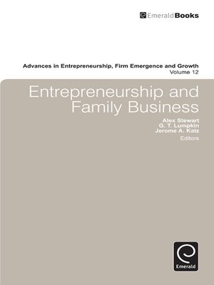 cover image of Advances in Entrepreneurship, Firm Emergence and Growth, Volume 12